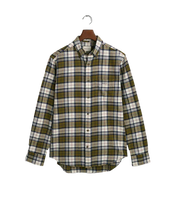Load image into Gallery viewer, Gant Flannel Check Shirt Dark Cactus
