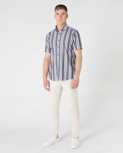 Load image into Gallery viewer, Remus Uomo Stripe Shirt Dark Blue