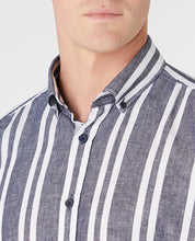 Load image into Gallery viewer, Remus Uomo Stripe Shirt Dark Blue