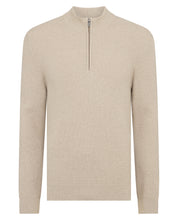 Load image into Gallery viewer, Remus Uomo Waffle Halfzip Stone