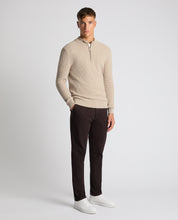 Load image into Gallery viewer, Remus Uomo Waffle Halfzip Stone