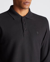 Load image into Gallery viewer, Remus Uomo Mesh Polo Black
