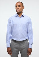 Load image into Gallery viewer, Eterna Comfort Fit Stripe Shirt Blue