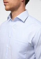 Load image into Gallery viewer, Eterna Modern Fit Texture Shirt Blue