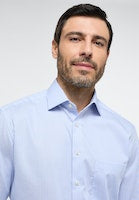 Load image into Gallery viewer, Eterna Comfort Fit Twill Shirt Blue