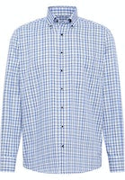 Load image into Gallery viewer, Eterna Comfort Fit Check Shirt Blue