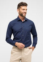 Load image into Gallery viewer, Eterna Modern Fit Cover Shirt Navy