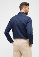 Load image into Gallery viewer, Eterna Modern Fit Cover Shirt Navy