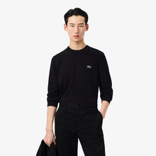 Load image into Gallery viewer, Lacoste Crewneck Knit Sweater Black