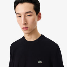 Load image into Gallery viewer, Lacoste Crewneck Knit Sweater Black