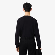 Load image into Gallery viewer, Lacoste Crewneck Knit Sweater Black