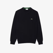 Load image into Gallery viewer, Lacoste Crewneck Knit Sweater Black