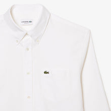 Load image into Gallery viewer, Lacoste Long Sleeve Button Down Oxford White