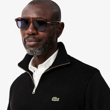 Load image into Gallery viewer, Lacoste Knit Half Zip Black