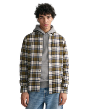 Load image into Gallery viewer, Gant Flannel Check Shirt Dark Cactus