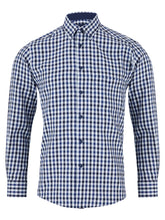 Load image into Gallery viewer, Daniel Grahame Check Shirt Navy