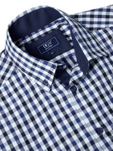 Load image into Gallery viewer, Daniel Grahame Check Shirt Navy