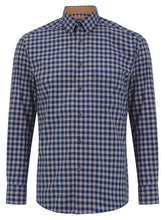 Load image into Gallery viewer, Daniel Grahame Check Shirt Beige/Navy