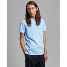 Load image into Gallery viewer, Gant Piqué Polo Shirt Capri Blue