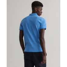 Load image into Gallery viewer, Gant Piqué Polo Shirt Blue