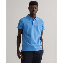 Load image into Gallery viewer, Gant Piqué Polo Shirt Blue