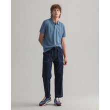 Load image into Gallery viewer, Gant Piqué Polo Shirt Denim Blue