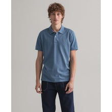 Load image into Gallery viewer, Gant Piqué Polo Shirt Denim Blue