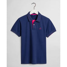 Load image into Gallery viewer, Gant Contrast Collar Polo Navy/Red