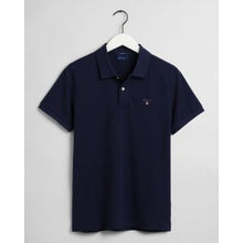 Load image into Gallery viewer, Gant Piqué Polo Shirt Navy