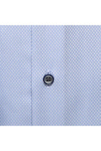 Load image into Gallery viewer, Eterna Slim Fit Textured Shirt Blue