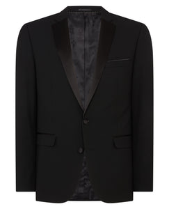 Remus Uomo Black Rocco Suit Jacket 12162/Rocco Tux Jkt 00 Black
