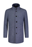 Roy Robson Wool Overcoat Hamptons Blue