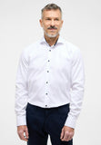 Eterna Slim Fit Cover Shirt White