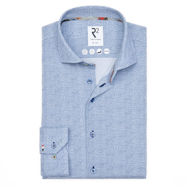 R2 Amsterdam Jap Knit Shirt Blue