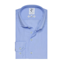 Load image into Gallery viewer, R2 Amsterdam Hairline Stripe Shirt Light Blue
