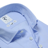 R2 Amsterdam Hairline Stripe Shirt Light Blue