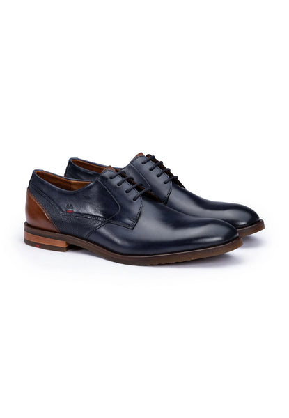 Lloyd Domino Leather Shoe Navy Marine