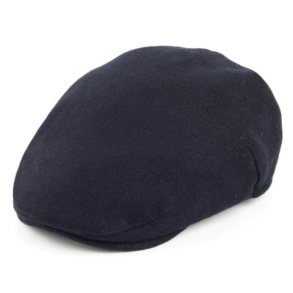 Melton Flat Cap Navy