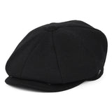 Melton Flat Cap Black