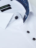 Remus Uomo Slim Kirk Shirt White