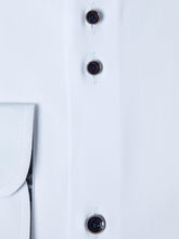 Load image into Gallery viewer, 13139/BlkBtn              Slim Kirk 01 White
