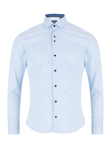 Remus Uomo Slim Kirk Shirt Lt Blue