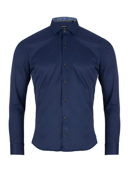 Remus Uomo Slim Kirk Shirt Navy
