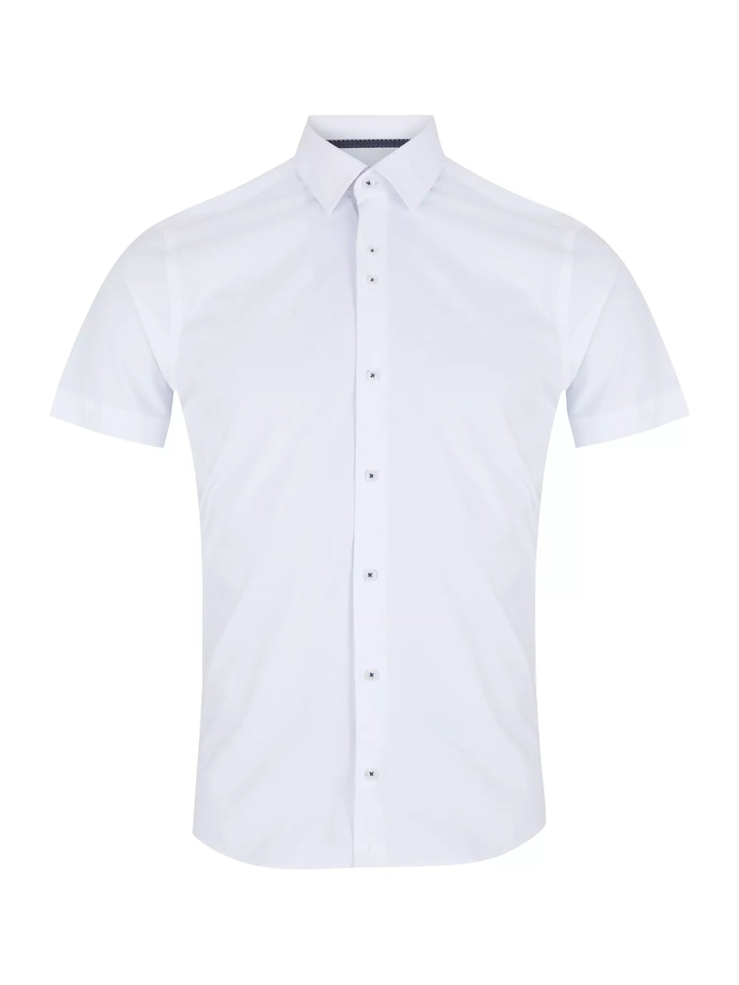 Remus Uomo Short Sleeve Shirt White