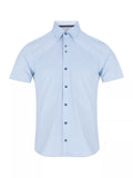 Remus Uomo Short Sleeve Shirt Light Blue