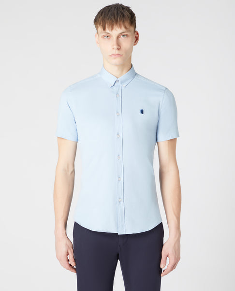 Remus Uomo Twill Shirt Blue