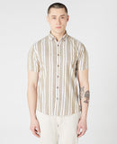 Remus Uomo Stripe Shirt Sand