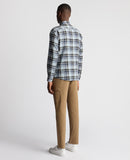 Remus Uomo Check Flannel Blue