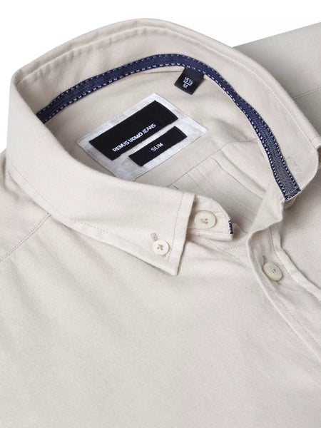 Remus Uomo Oscar Oxford Shirt Sand