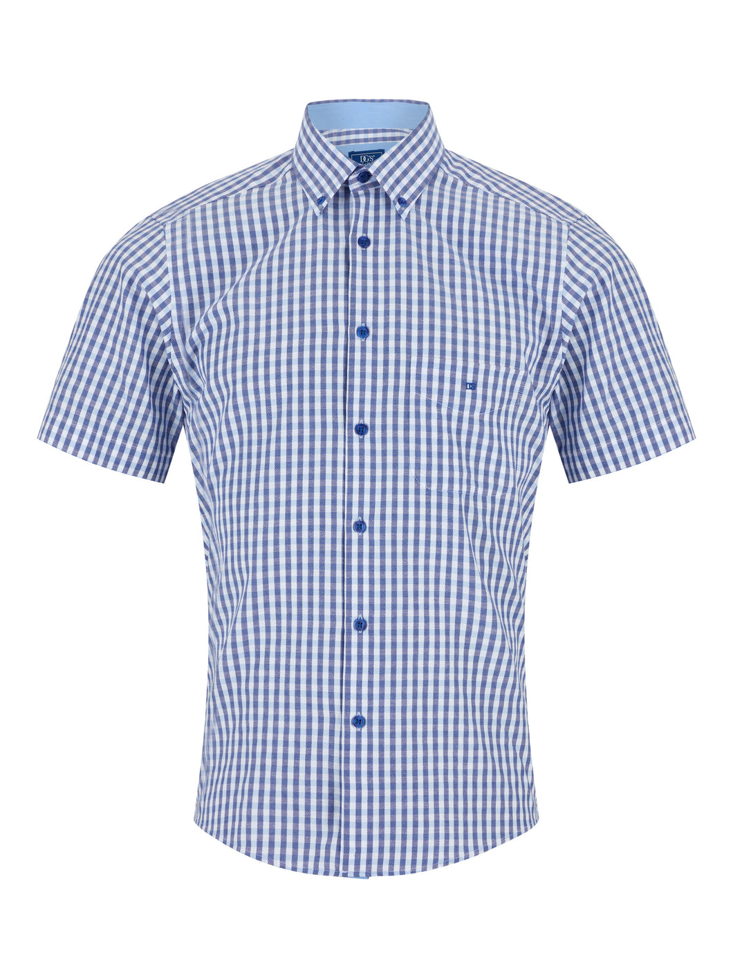 14438SS            Ivano Chk 23 Blue